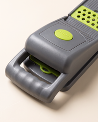 Finger-safe hand-guard pusher and lid